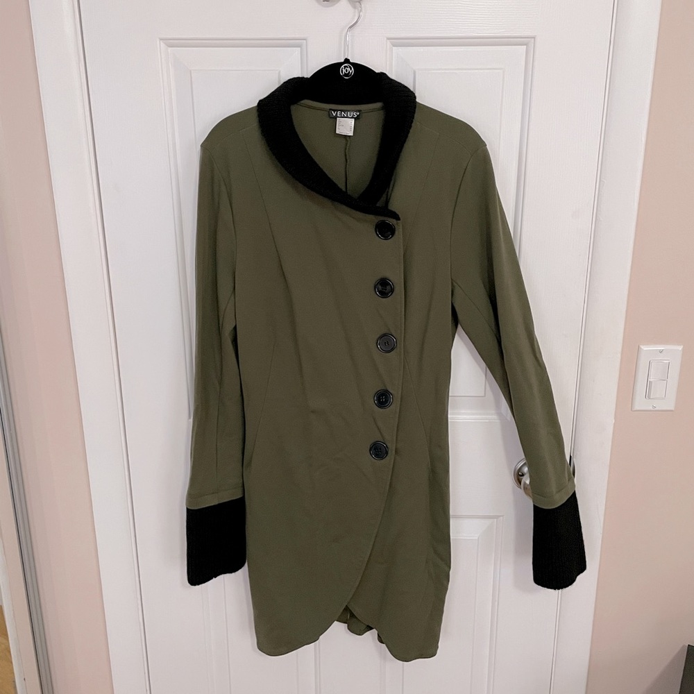 Green Sweater Jacket